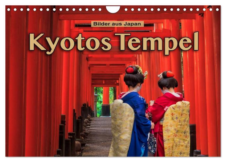 Produktbild: Kyotos Tempel - Bilder aus Japan (Wandkalender 2026 DIN A4 quer), CALVENDO Monatskalender
