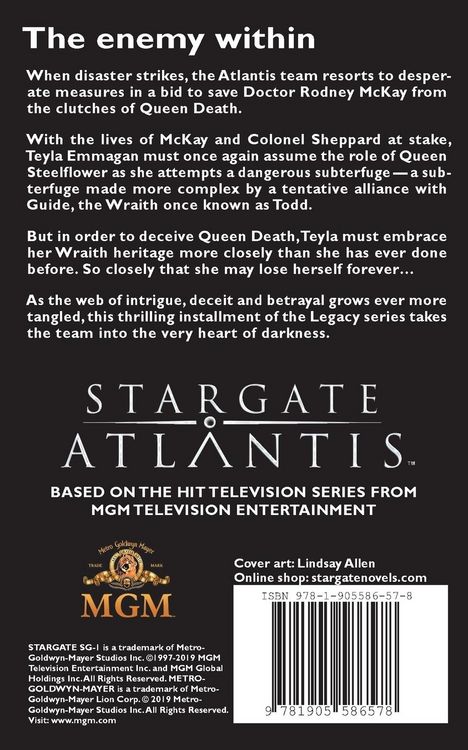 Produktbild: STARGATE ATLANTIS The Furies (Legacy book 4)