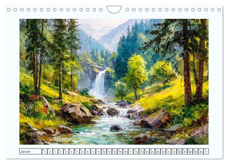 Produktbild: &Ouml;sterreich. Alpenzauber und Seentr&auml;ume (Wandkalender 2027 DIN A4 quer), CALVENDO Monatskalender