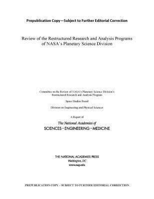 Produktbild: Review of the Restructured Research and Analysis Programs of Nasa's Planetary Science Division