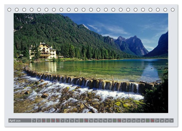Produktbild: Wunder aus Fels - Die Dolomiten II (Tischkalender 2026 DIN A5 quer), CALVENDO Monatskalender