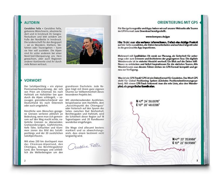 Produktbild: KOMPASS Wanderf&uuml;hrer SalzAlpenSteig, Chiemsee, K&ouml;nigssee, Hallst&auml;tter See, 40 Touren