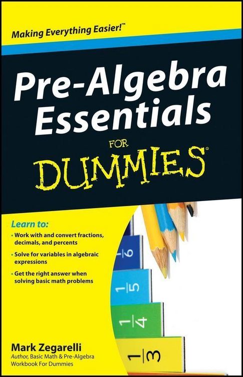 Produktbild: Pre-Algebra Essentials For Dummies