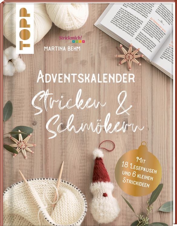 Produktbild: Adventskalender Stricken und Schm&ouml;kern
