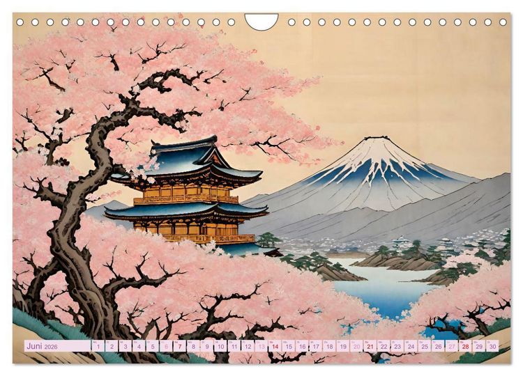 Produktbild: Hanami in Japan (Wandkalender 2026 DIN A4 quer), CALVENDO Monatskalender