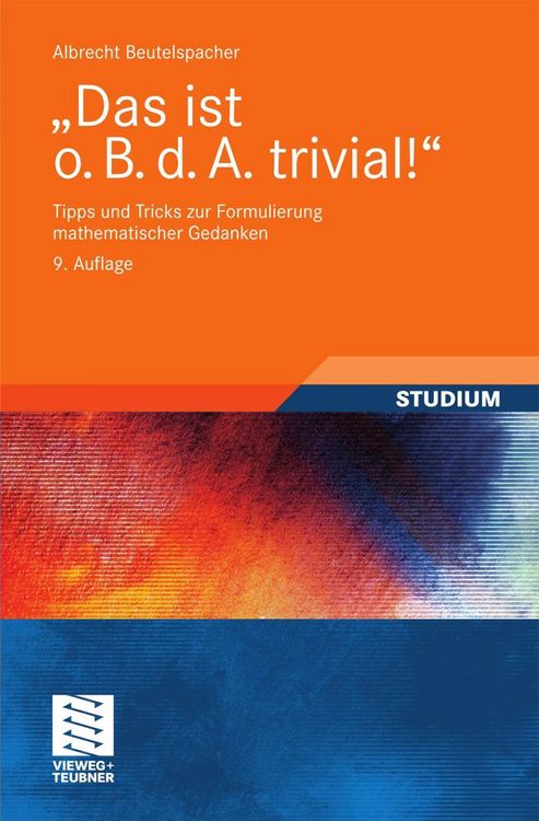 Produktbild: "Das ist o. B. d. A. trivial!"