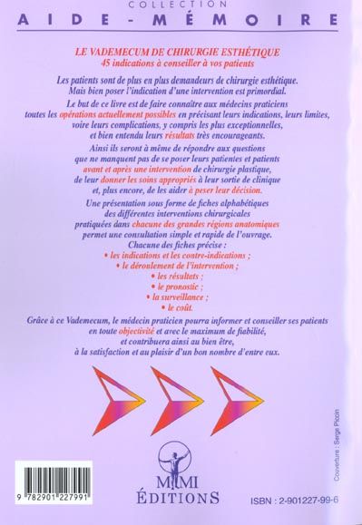 Produktbild: Le Vademecum de Chirurgie Esthetique