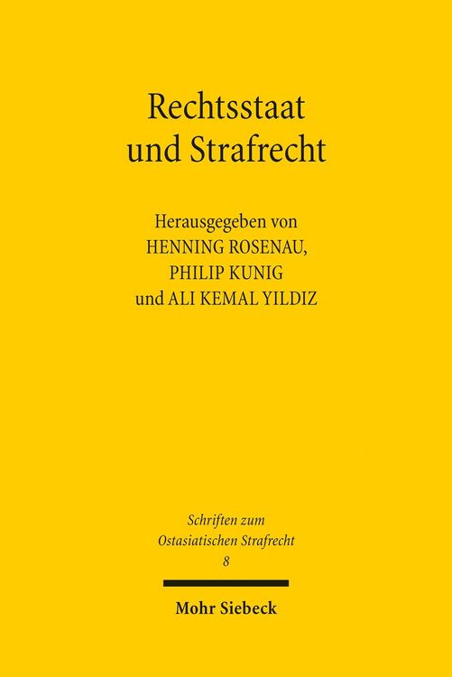 Produktbild: Rechtsstaat und Strafrecht