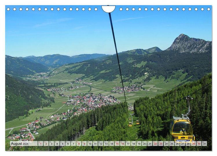 Produktbild: Bergbahnen in den Alpen (Wandkalender 2026 DIN A4 quer), CALVENDO Monatskalender