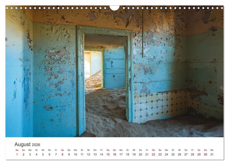 Produktbild: Kolmannskuppe Die Geisterstadt in der Sandw&uuml;ste (Wandkalender 2026 DIN A3 quer), CALVENDO Monatskalender