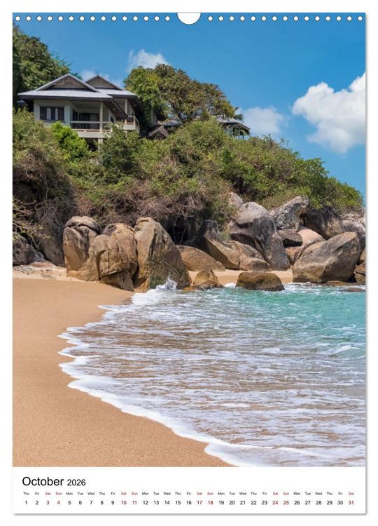 Produktbild: South East Asian Beaches (Wall Calendar 2026 DIN A3 portrait), CALVENDO 12 Month Wall Calendar