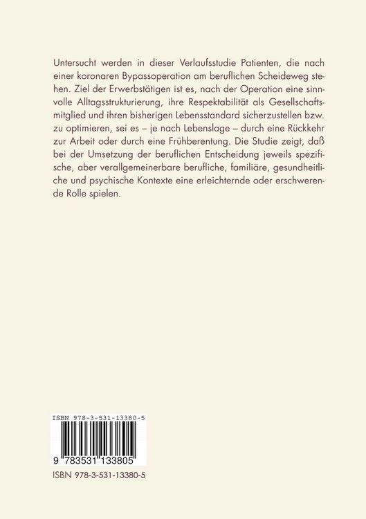 Produktbild: Berufsbiographie und chronische Krankheit