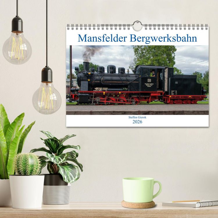 Produktbild: Mansfelder Bergwerksbahn (Wandkalender 2026 DIN A4 quer), CALVENDO Monatskalender