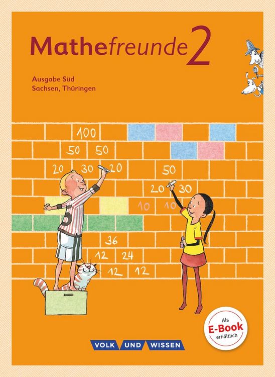 Produktbild: Mathefreunde 2. Schuljahr - S&uuml;d - Sch&uuml;lerbuch mit Kartonbeilagen