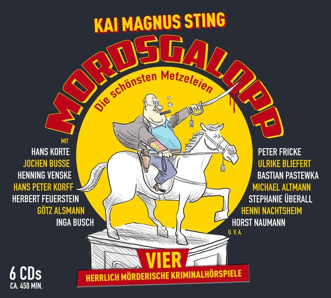 Produktbild: MORDSGALOPP - Vier herrlich m&ouml;rderische Krimi-H&ouml;rspiele