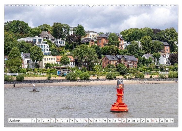 Produktbild: Hamburg - Stadt rund ums Wasser (hochwertiger Premium Wandkalender 2027 DIN A2 quer), Kunstdruck in Hochglanz