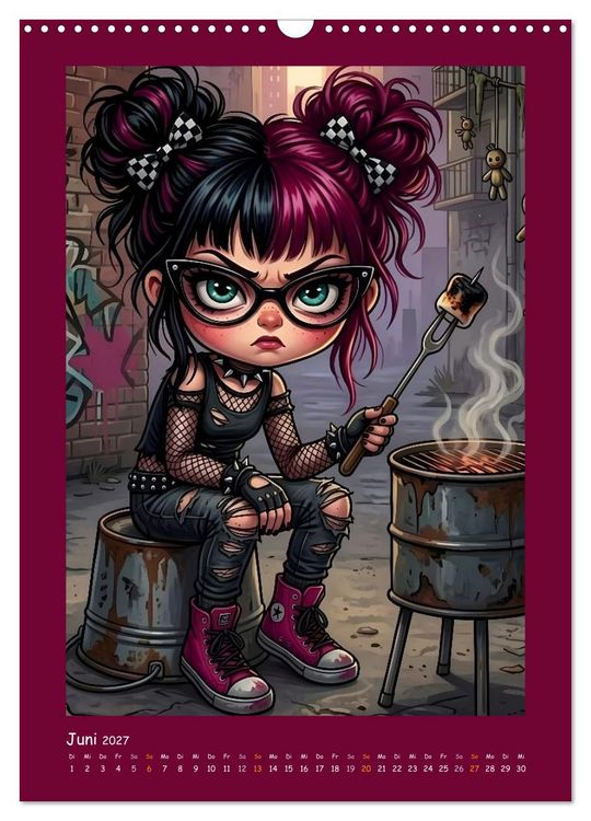 Produktbild: Fabulous Dolls - Gothic-G&ouml;res Abenteuer (Wandkalender 2027 DIN A3 hoch), CALVENDO Monatskalender