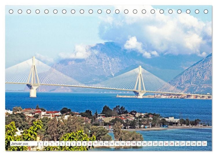 Produktbild: I love Greece (Tischkalender 2026 DIN A5 quer), CALVENDO Monatskalender
