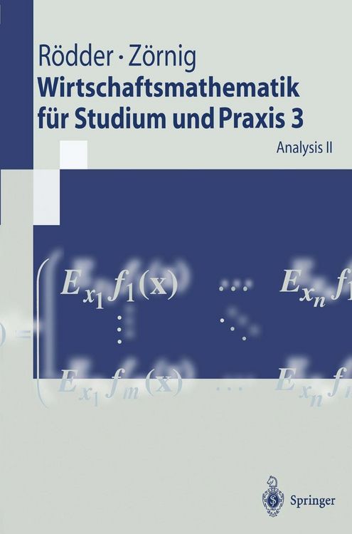 Produktbild: Wirtschaftsmathematik f&uuml;r Studium und Praxis 3