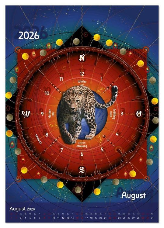 Produktbild: Jahreskreise (Tischkalender 2026 DIN A5 hoch), CALVENDO Monatskalender