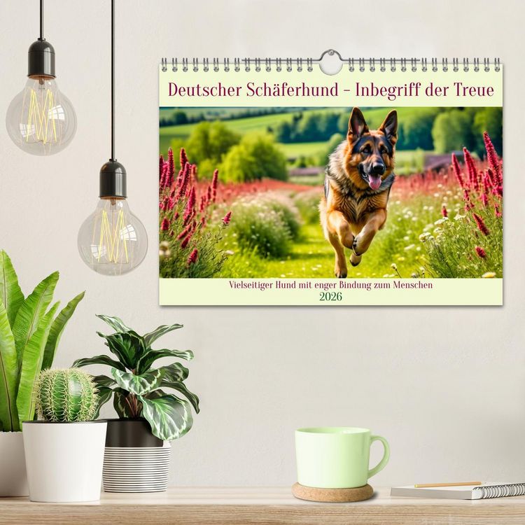 Produktbild: Deutscher Sch&auml;ferhund - Inbegriff der Treue (Wandkalender 2026 DIN A4 quer), CALVENDO Monatskalender