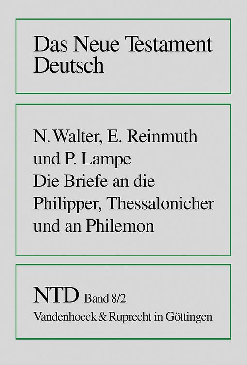 Produktbild: Die Briefe an die Philipper, Thessalonicher und an Philemon