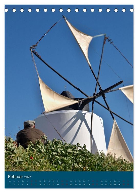 Produktbild: Erlebnis Windm&uuml;hle (Tischkalender 2027 DIN A5 hoch), CALVENDO Monatskalender