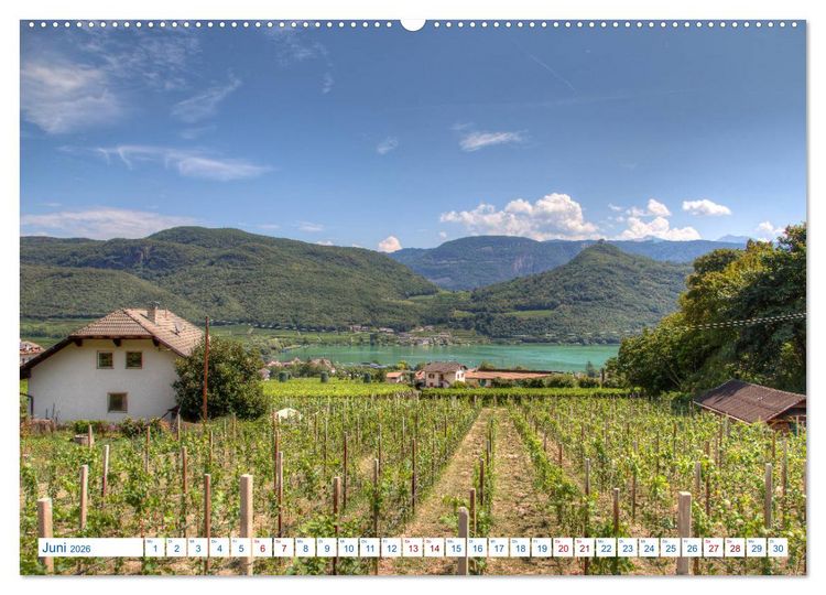 Produktbild: S&uuml;dtiroler Impressionen (Wandkalender 2026 DIN A2 quer), CALVENDO Monatskalender