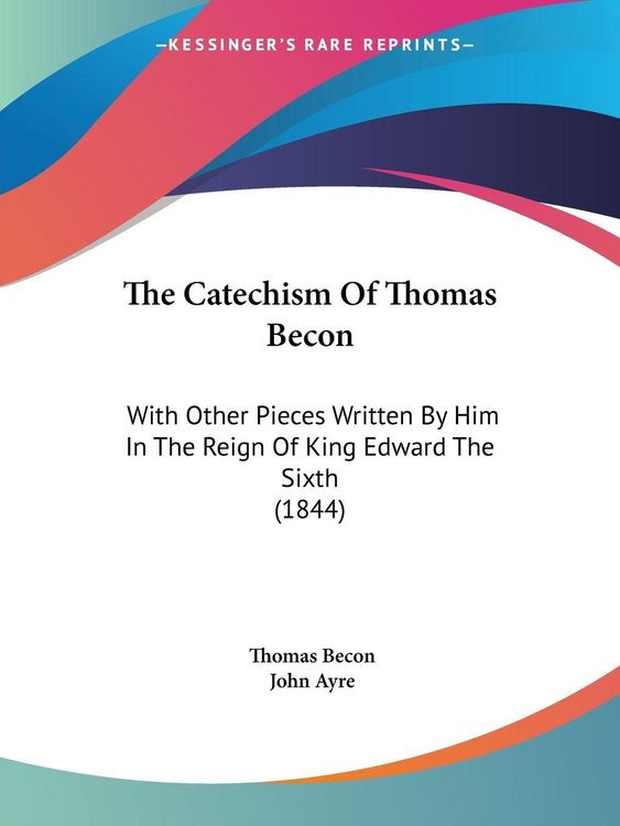Produktbild: The Catechism Of Thomas Becon