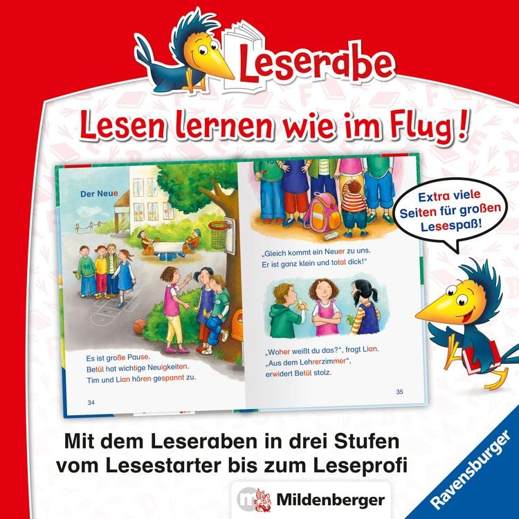 Produktbild: Leserabe Sonderausgaben - Spannende Schulabenteuer - Silbe f&uuml;r Silbe lesen lernen