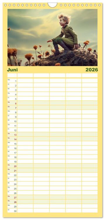 Produktbild: Familienplaner 2026 - Zauberhafte M&auml;rchen aus aller Welt mit 5 Spalten (Wandkalender, 21 x 45 cm) CALVENDO