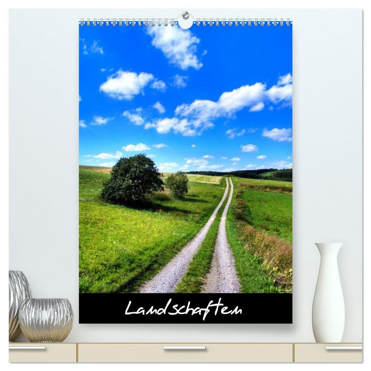 Produktbild: Landschaften (hochwertiger Premium Wandkalender 2026 DIN A2 hoch), Kunstdruck in Hochglanz
