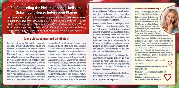 Produktbild: HERZ&Ouml;FFNUNG [Solfeggio Heilmusik 639 Hertz]: Mit Anleitungen von Pavlina Klemm im Booklet