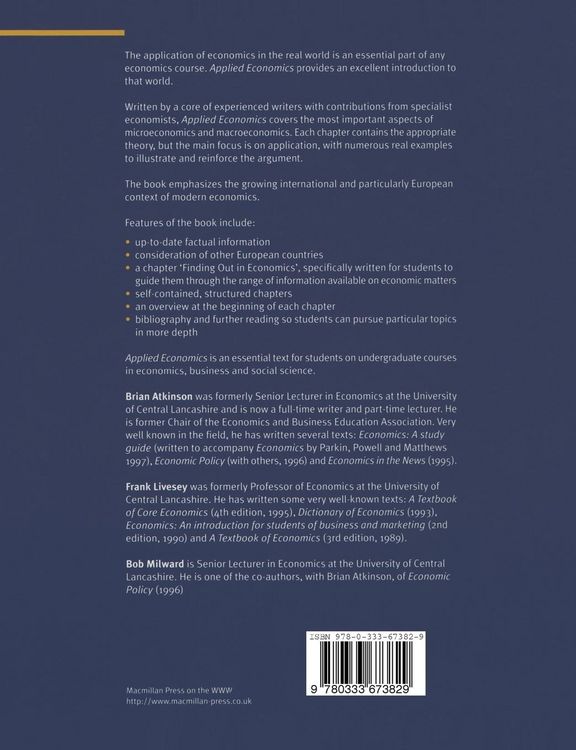 Produktbild: Applied Economics