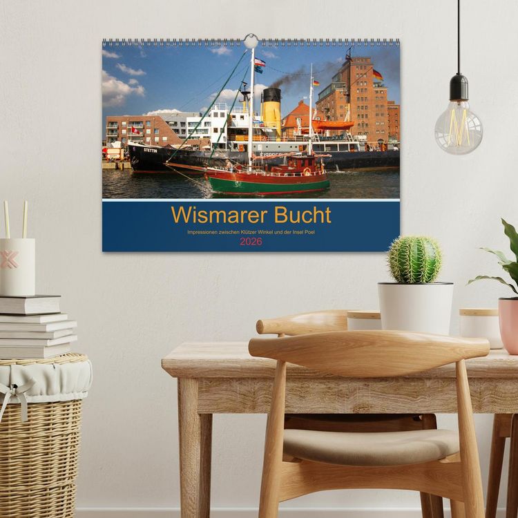 Produktbild: Wismarer Bucht - Impressionen zwischen Kl&uuml;tzer Winkel und der Insel Poel (Wandkalender 2026 DIN A3 quer), CALVENDO Monatskalender