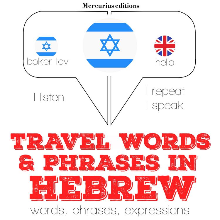 Produktbild: Travel words and phrases in Hebrew