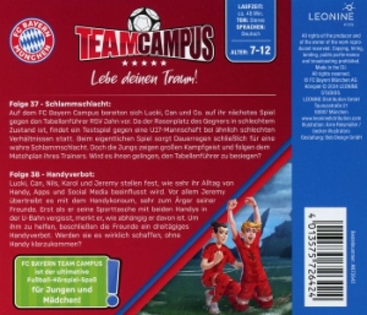 Produktbild: FC Bayern Team Campus (Fu&szlig;ball) (CD 19)