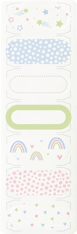 Produktbild: COLOP MARKY Aufb&uuml;geletiketten Set, 28 St&uuml;ck iron-on Labels, 7 Motive