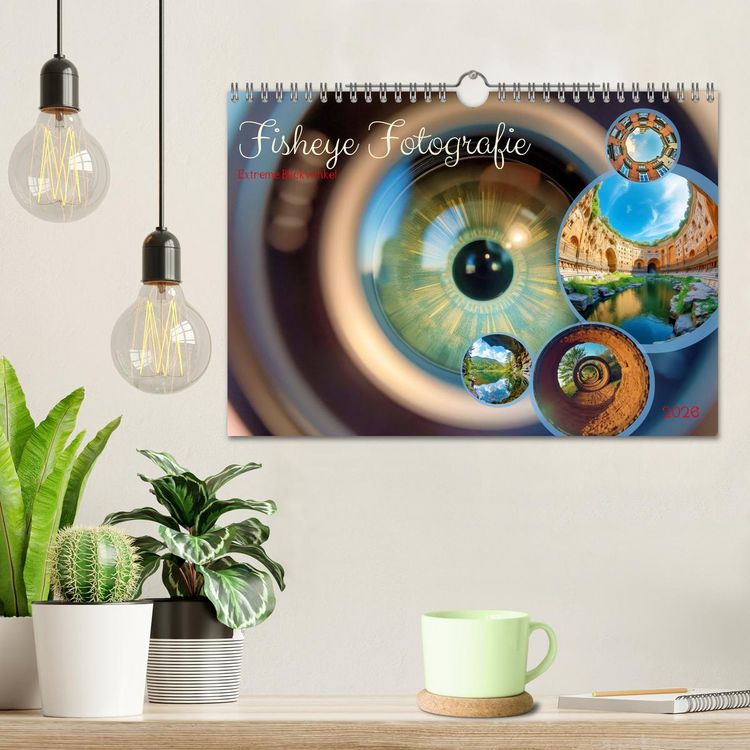 Produktbild: Fisheye Fotografie (Wandkalender 2026 DIN A4 quer), CALVENDO Monatskalender