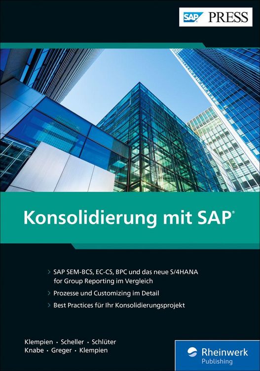 Produktbild: Konsolidierung mit SAP