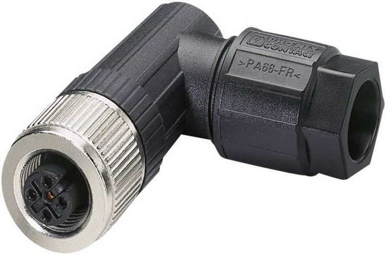 Produktbild: Phoenix Contact 1424653 Sensor-/Aktor-Steckverbinder, unkonfektioniert M12 Buchse, gewinkelt Polzahl Sensoren: 5 1 St.