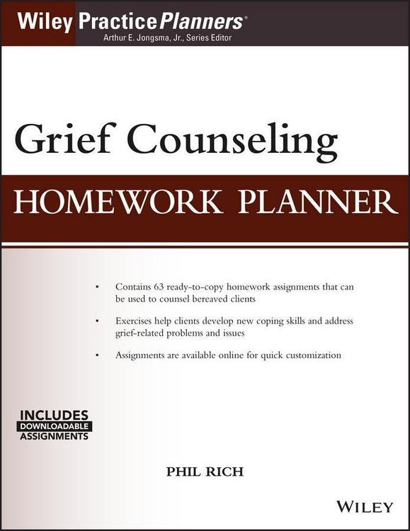 Produktbild: Grief Counseling Homework Planner