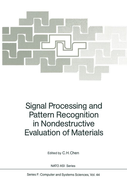 Produktbild: Signal Processing and Pattern Recognition in Nondestructive Evaluation of Materials