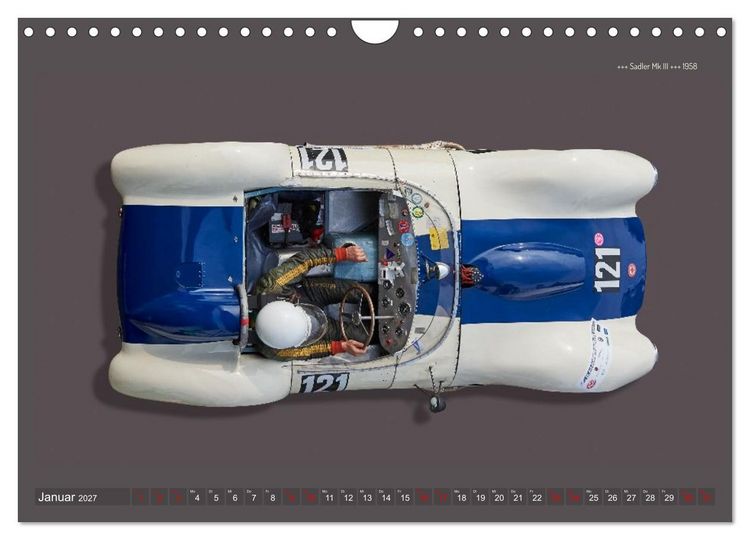 Produktbild: Two-Seater Racing Cars 1950-1960 (Wandkalender 2027 DIN A4 quer), CALVENDO Monatskalender