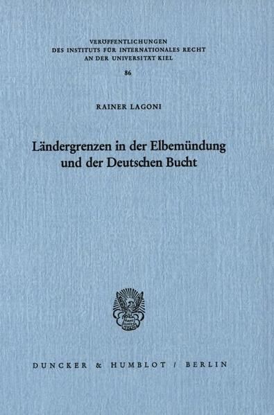 Produktbild: L&auml;ndergrenzen in der Elbem&uuml;ndung und der Deutschen Bucht.