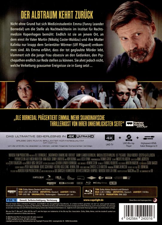 Produktbild: Nightwatch: Demons Are Forever - 2-Disc Limited Collector's Mediabook (4K Ultra HD + Blu-ray)