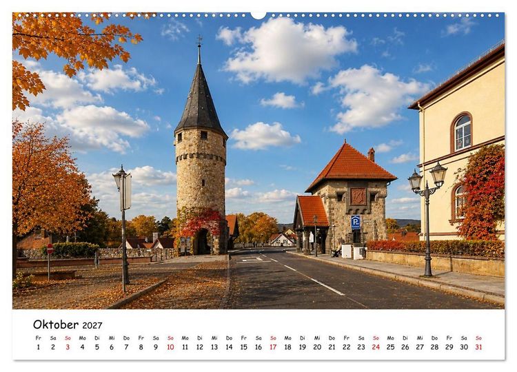 Produktbild: Bad Homburg Schlossblick (Wandkalender 2027 DIN A2 quer), CALVENDO Monatskalender