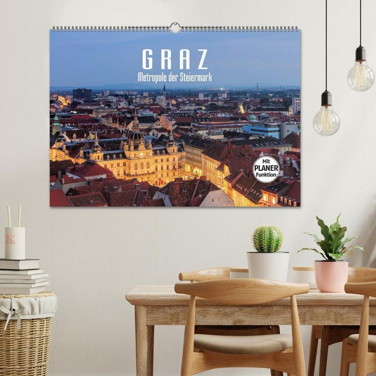 Produktbild: Graz - Metropole der Steiermark (Wandkalender 2026 DIN A2 quer), CALVENDO Monatskalender
