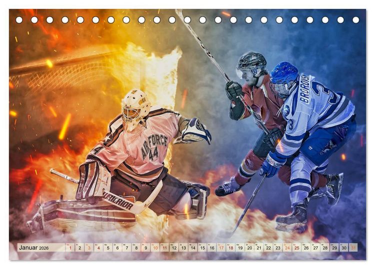 Produktbild: Faszination Sport (Tischkalender 2026 DIN A5 quer), CALVENDO Monatskalender