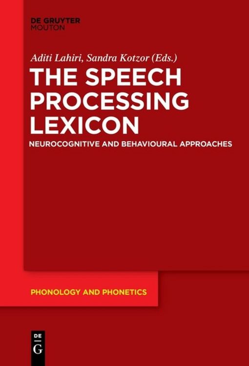 Produktbild: The Speech Processing Lexicon